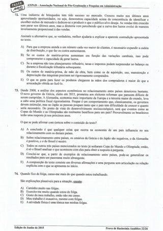 Prova de Rac. Analítico Jul/.2015