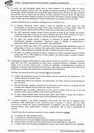 Prova de Rac. Analítico Jul/.2015