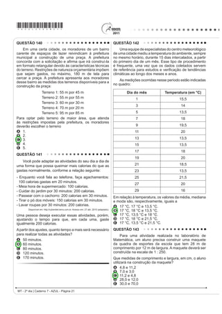 /i QR PRUUR VH HX ¿]HU XPD IDOVHWD                                                        A dança, como manifestação e representação da cultura
$ 5LVROHWD GHVLVWH ORJR GR IUDQFrV H GR LQJOrV                                             UtWPLFD HQYROYH D H[SUHVVmR FRUSRUDO SUySULD GH XP
                                                                                           SRYR RQVLGHUDQGRD FRPR HOHPHQWR IROFOyULFR D
A gíria que o nosso morro criou
                                                                                           dança revela
Bem cedo a cidade aceitou e usou
                                                                                           A PDQLIHVWDo}HV DIHWLYDV KLVWyULFDV LGHROyJLFDV
[...]                                                                                        LQWHOHFWXDLV H HVSLULWXDLV GH XP SRYR UHÀHWLQGR VHX
Essa gente hoje em dia que tem mania de exibição                                             modo de expressar-se no mundo.
Não entende que o samba não tem tradução no idioma                                         B aspectos eminentemente afetivos, espirituais e de
IUDQFrV                                                                                      entretenimento de um povo, desconsiderando fatos
Tudo aquilo que o malandro pronuncia                                                         KLVWyULFRV
                                                                                           C DFRQWHFLPHQWRV GR FRWLGLDQR VRE LQÀXrQFLD
RP YR] PDFLD p EUDVLOHLUR Mi SDVVRX GH SRUWXJXrV                                           PLWROyJLFD H UHOLJLRVD GH FDGD UHJLmR VREUHSRQGR
Amor lá no morro é amor pra chuchu                                                           aspectos políticos.
As rimas do samba não são I love you                                                       D tradições culturais de cada região, cujas
                                                                                             PDQLIHVWDo}HV UtWPLFDV VmR FODVVL¿FDGDV HP XP
( HVVH QHJyFLR GH alô, alô boy e alô Johnny
                                                                                             ranking das mais originais.
6y SRGH VHU FRQYHUVD GH WHOHIRQH                                                           E OHQGDV TXH VH VXVWHQWDP HP LQYHUGDGHV KLVWyULFDV
    ROSA, N. In: SOBRAL, João J. V. A tradução dos bambas. 5HYLVWD /tQJXD 3RUWXJXHVD.        uma vez que são inventadas, e servem apenas para
                               Ano 4, nº 54. São Paulo: Segmento, abr. 2010 (fragmento).     D YLYrQFLD O~GLFD GH XP SRYR

 /  ž GLD _ DGHUQR   $=8/  3iJLQD 
 