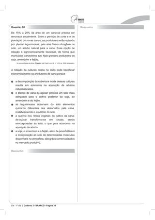 2010
Questão 90                                   Rascunho




                     Planeta




Rascunho




           Caderno 3 - BRANCO - Página 29
 