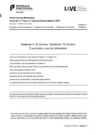 Prova final matematica_2017_enunciado