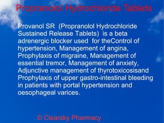 purchase innopran xl generic