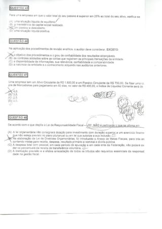 Prova perito pcmg gab b 2013