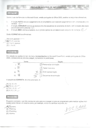 Prova perito pcmg gab b 2013