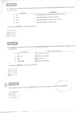 Prova perito pcmg gab b 2013