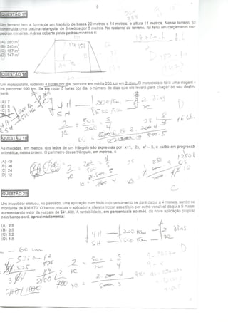 Prova perito pcmg gab b 2013