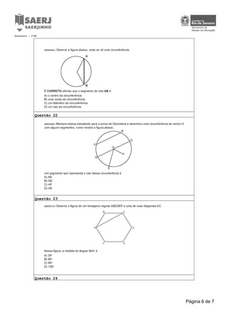 Questão 22
Questão 23
Questão 24
Protocolo : 1795
Página 6 de 7
 