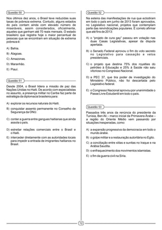 12
Questão 50
A)
B)
C)
D)
E)
Questão 51
A)
B)
C)
D)
E)
Questão 52
A)
B)
C)
D)
E)
Questão 53
A)
B)
C)
D)
E)
 
