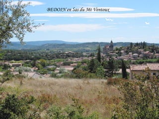 BEDOIN en bas du Mt Ventoux