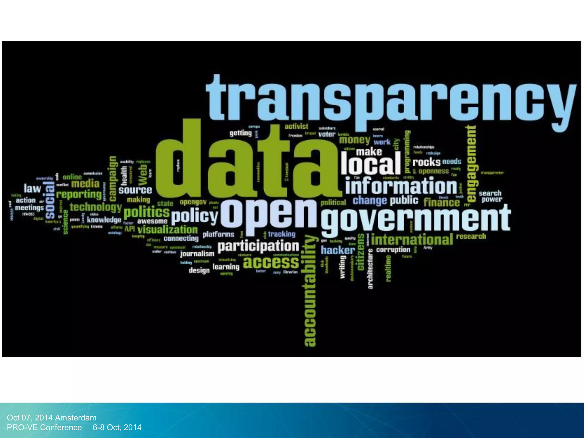 Oct 07, 2014 Amsterdam 
PRO-VE Conference 6-8 Oct, 2014  