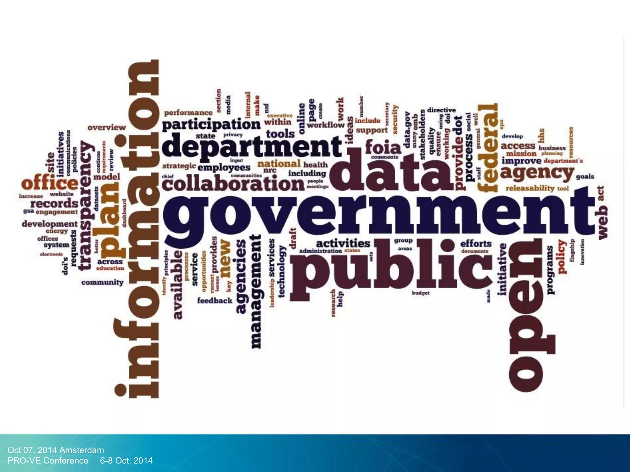 Oct 07, 2014 Amsterdam PRO-VE Conference 6-8 Oct, 2014  