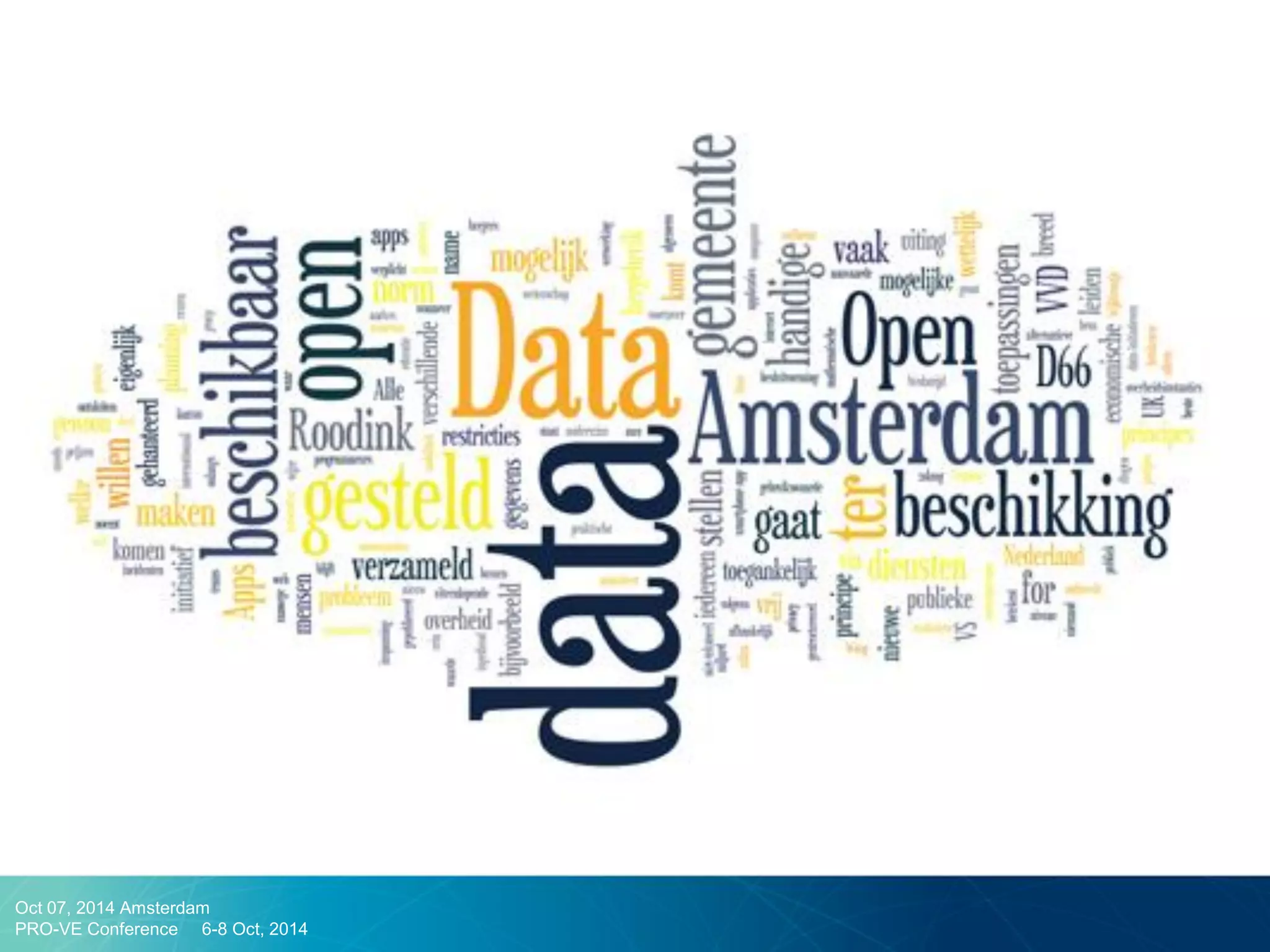 Oct 07, 2014 Amsterdam 
PRO-VE Conference 6-8 Oct, 2014  