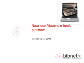 Naar een Vlaams e-boek platform ,[object Object]