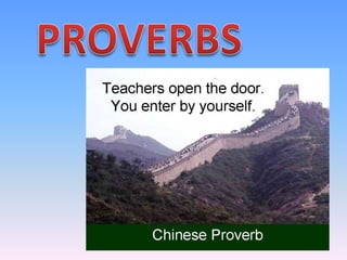 PROVERBS<br />