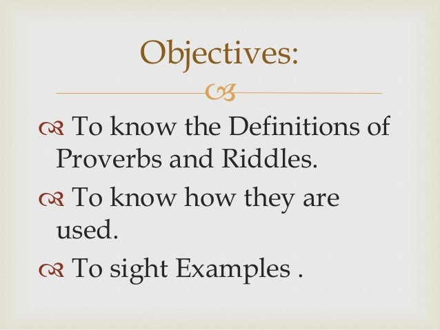 Proverbs Pptx English Rep