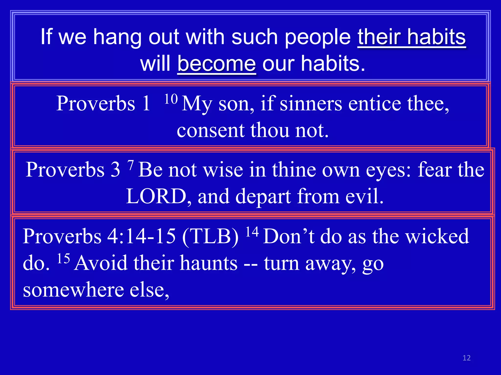 Proverbs 6b Hate What God Hates Pptx