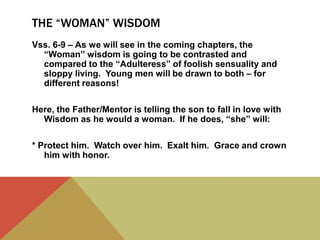 Proverbs Chapter 4 Explained Proverbs chapter four | PPTX