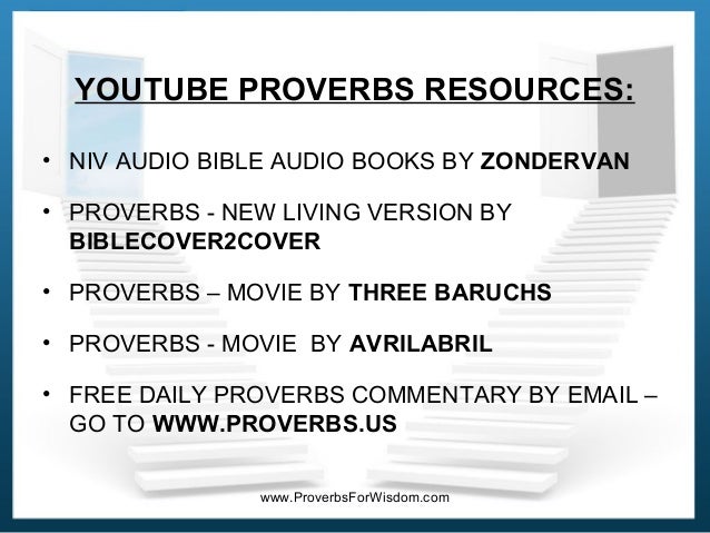 book of proverbs audio free