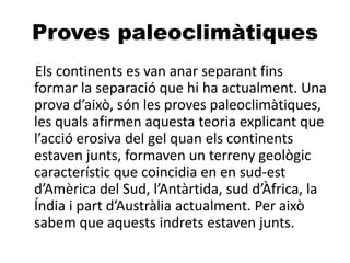 Proves paleoclimàtiques
 