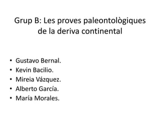 Geogràfiques

Quan observem un mapamundi ens adonem que alguns continents
com Àfrica i Amèrica del Sud tenen formes complementàries que
encaixen com les peces d’un trencaclosques. Si unim els continents
actuals, no pas pel nivell de la costa, sinó a nivell de les plataformes
continentals -200 m de profunditat- (recordeu que aquest és el
límit entre l’escorça continental i l’escorça oceànica) en resulta un
acoblament gairebé perfecte.
 