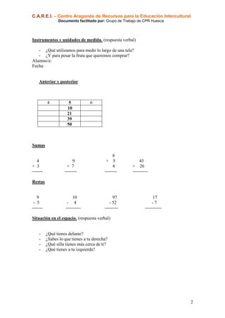 C.A.R.E.I. – Centro Aragonés de Recursos para la Educación Intercultural
                Documento facilitado por: Grupo d...