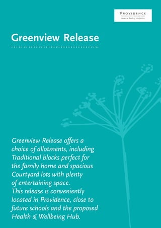 Providence Greenview Release Plan