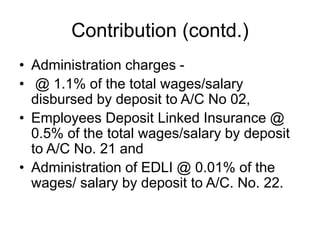 Employee Provident fund | PPT