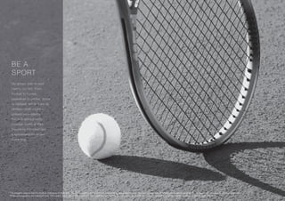 BE A
SPORT
Go ahead, play to your
heart’s content. From
football to hockey,
basketball to cricket, tennis
to kabbadi, we’ve lined-up
fantastic multi courts to
unleash your talents.
Flood-lit and perfectly-
planned courts at Park
Square by Provident are
a sportsperson’s dream
come true.
The imagery used in the brochure is indicative of style only. The photographs of the interiors, surrounding views and location may have been digitally enhanced or altered and do not represent actual views or surrounding views.
These photographs are indicative only. Floor plans are in accordance with the last approved sanctioned plan and may be subject to change mandated by governmental authorities and/or applicable law
 