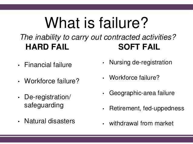 Planning For Social Care Provider Failure - 