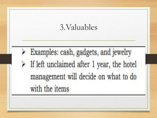3.Valuables
 