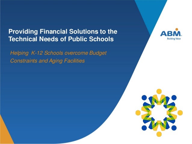 providing financial solutions for energy sustainability and maintenan abm maintenance
