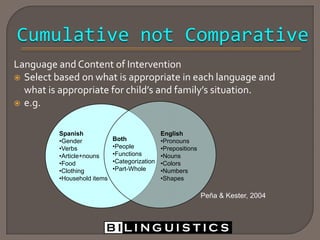 Providing Therapy for Children from Second Language Backgrounds ...