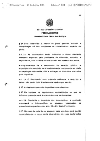 Provimento nº 37 CGJ / ES