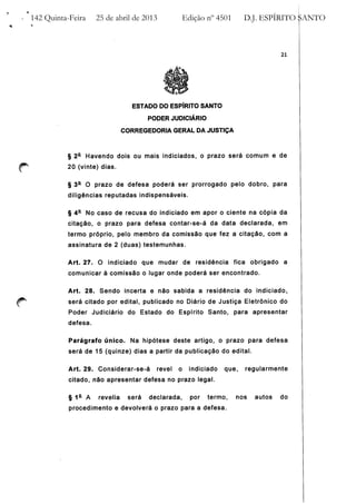 Provimento nº 37 CGJ / ES