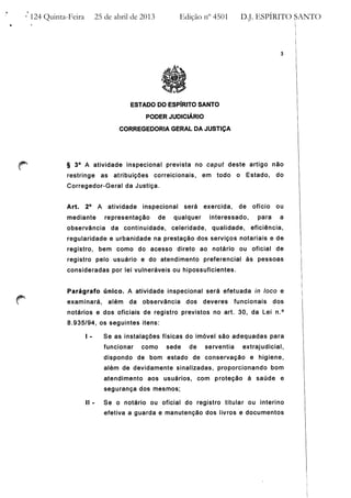 Provimento nº 37 CGJ / ES