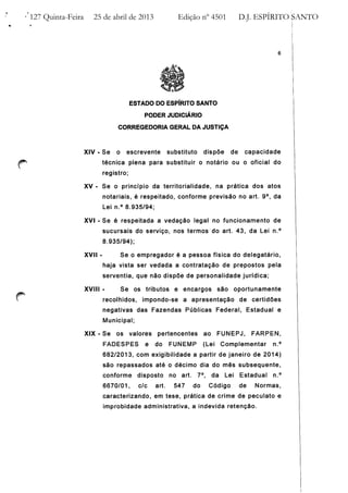 Provimento nº 37 CGJ / ES