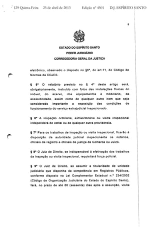 Provimento nº 37 CGJ / ES