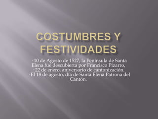 UBICACIÓN GEOGRÁFICAAl Norte con la provincia de Manabí y el cantón Pedro Carbo, al Sur con Playas y el Océano Pacífico, al Este con Daule y Guayaquil, y al Oeste con el Océano Pacífico y Salinas.