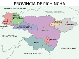 PROVINCIA DE PICHINCHA
 