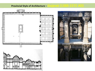 Provincial Style of Architecture – Gujarat (1300-1572 AD)
 