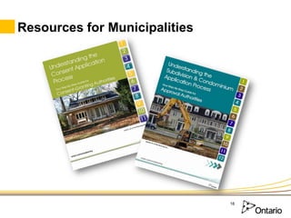 Resources for Municipalities




                               18
 