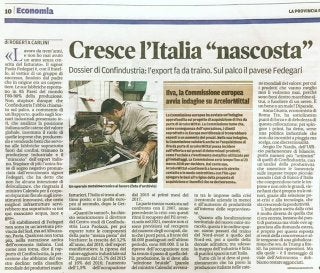 Cresce l'Italia "nascosta" - Dossier di Confindustria: l'export fa da traino. Sul palco il pavese Fedegari - di Roberta Carlini
