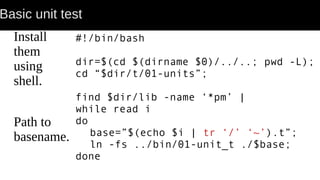 Unit Testing Lots of Perl | PDF