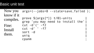 Unit Testing Lots of Perl | PDF
