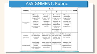 ASSIGNMENT: Rubric
 