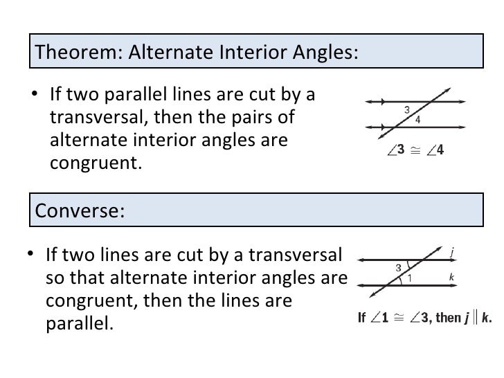 Proving Lines Are Parallel