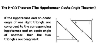 Proving triangle congruency | PPTX