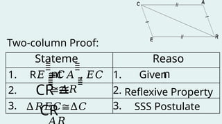 Proving Triangles are Congruence Mathematics .pptx