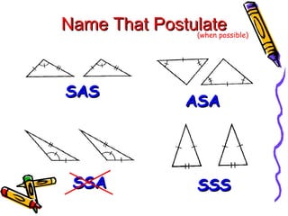 Proving Triangles Congruent Sss, Sas Asa | PPT