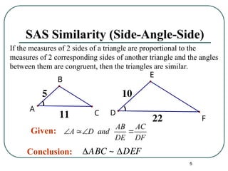 Comprehensive Guide to Proving Triangle Similarity Using AA, SSS, and ...